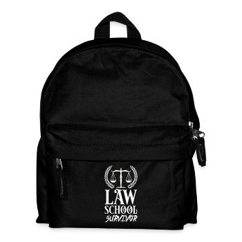 Anwalt - Kinder Rucksack - Schwarz - Vorne