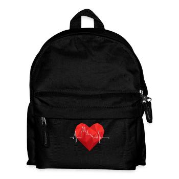 Cologne Cologne Cathedral Heartbeat Pulse Carnival Hätz - Kids' Backpack - black - Front