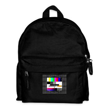 Télévision Photo d’essai 90 Fête des années 80 Retro 90s - Sac à dos Enfant - noir - Devant