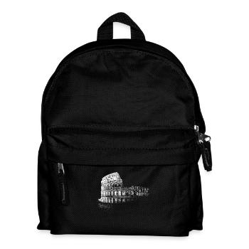 Colosseum Amphitheatre Rome Roma Rome Italy Italy - Kids' Backpack - black - Front