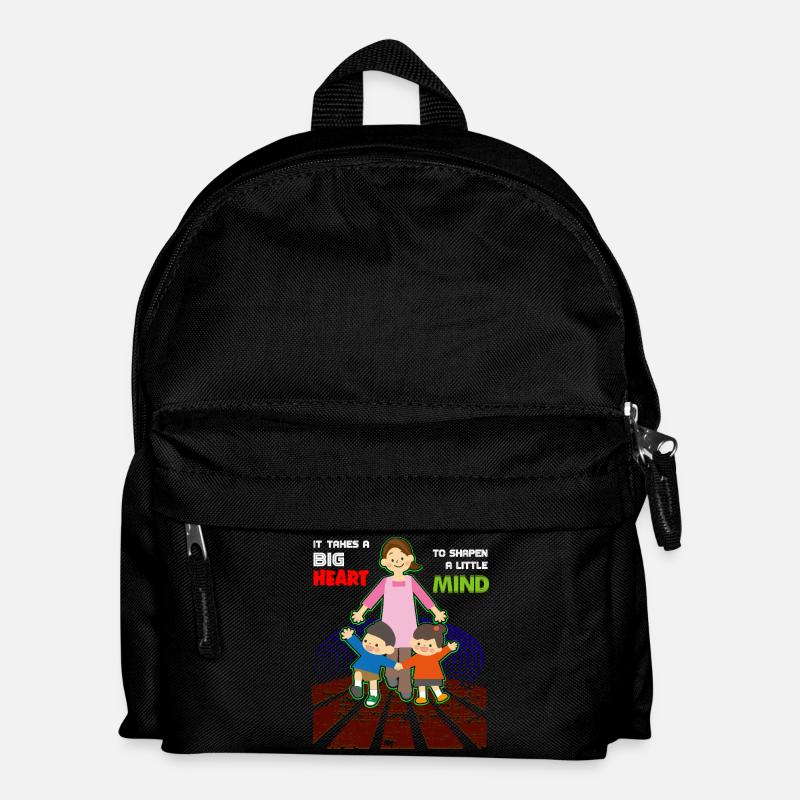 Lehrer Kindergarten Erzieher - Kinder Rucksack - Schwarz
