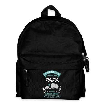 Première fête des pères - Éléphant - Sac à dos Enfant - noir - Devant