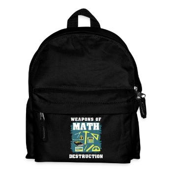 Math math gift - Kids' Backpack - black - Front