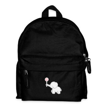 elephant - Kids' Backpack - black - Front