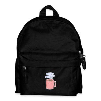 coffee - Kids' Backpack - black - Front