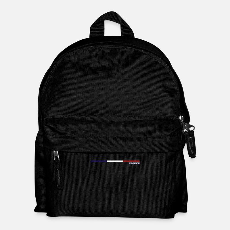 Drapeau Français - Sac à dos Enfant - noir