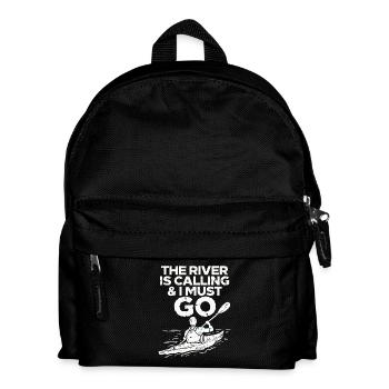 Kayaking Kayak Paddling - Kids' Backpack - black - Front