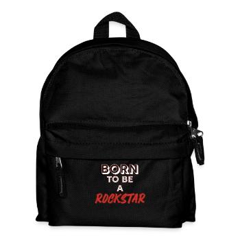 Rock Musik - Kinder Rucksack - Schwarz - Vorne