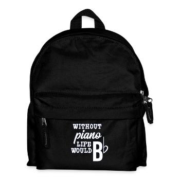 Klassische Musik - Kinder Rucksack - Schwarz - Vorne