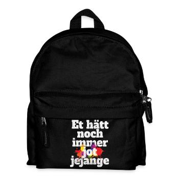 Et Hätt Noch Immer Jot Jejange Kölsch Köln Kölner - Kids' Backpack - black - Front