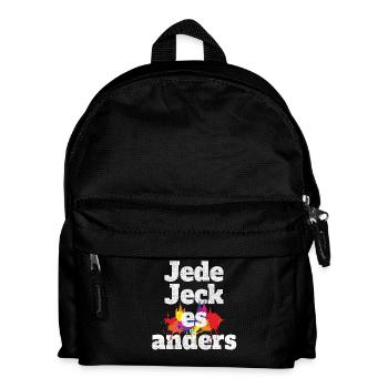 Kölsch jeden jeck es anders Kölner Grundgesetz Köln - Kids' Backpack - black - Front
