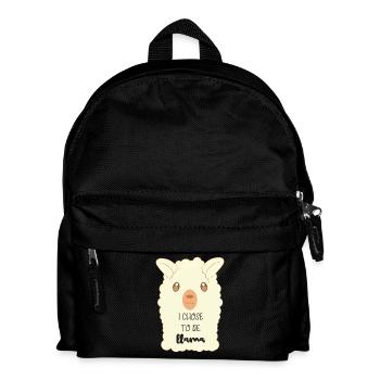 Lama Alpaca - Kids' Backpack - black - Front