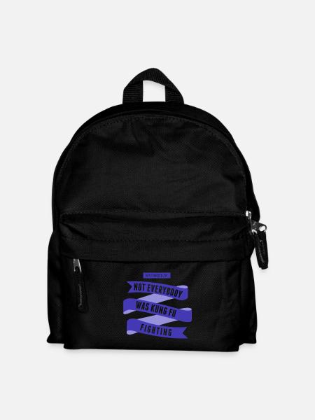 Surely Not Everybody What Kung Fu Fighting - Kids' Backpack - black