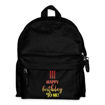 Happy Birthday - Kinder Rucksack - Schwarz - Vorne