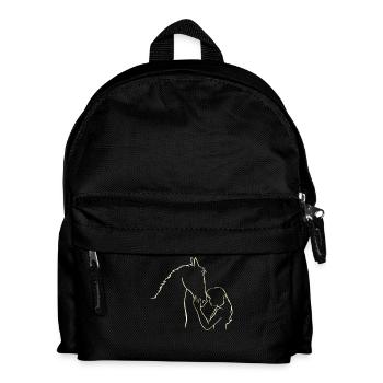 Cheval fille équitation équitation - Sac à dos Enfant - noir - Devant