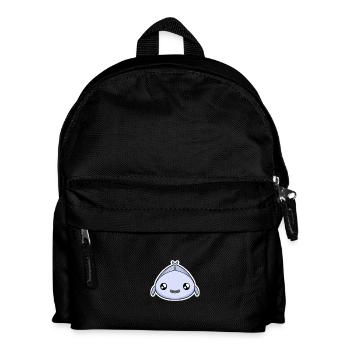 Fisch - Kinder Rucksack - Schwarz - Vorne