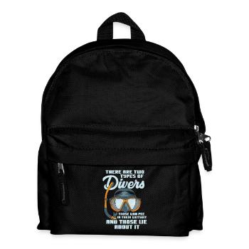Scuba Diving - Kids' Backpack - black - Front
