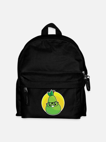 Birne - Kinder Rucksack - Schwarz