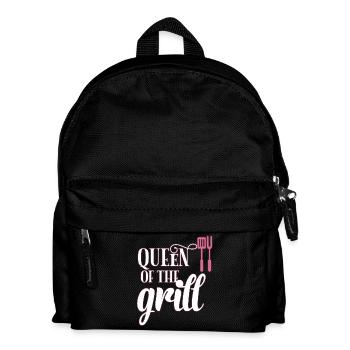 Grilling queen - Kids' Backpack - black - Front
