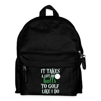 golf - Kids' Backpack - black - Front