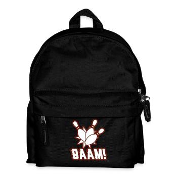 Bowling - Kinder Rucksack - Schwarz - Vorne