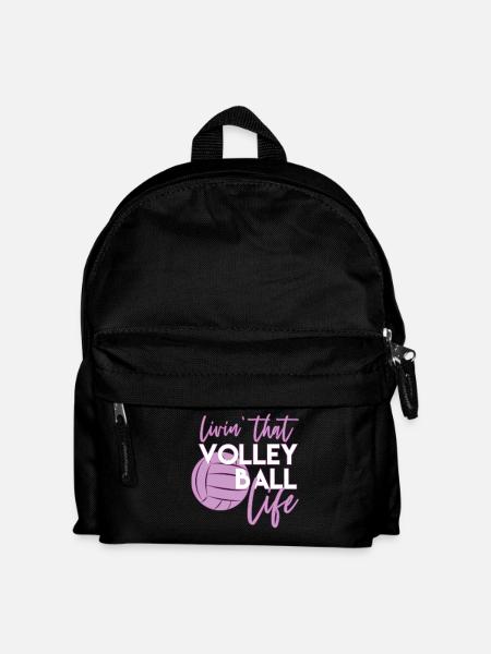 Volleyball - Kinder Rucksack - Schwarz