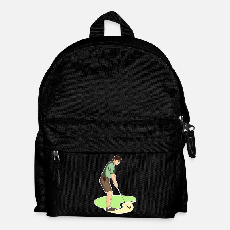 Golf | Golfing | Golfer | golf - Kids' Backpack - black