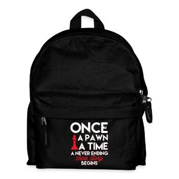 chess - Kids' Backpack - black - Front