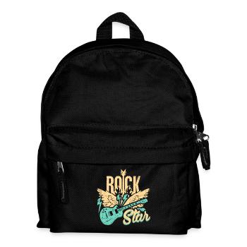 Electric Guitar Rock Star - Kids' Backpack - black - Front