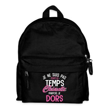je ne suis pas tout le temps chiante - Sac à dos Enfant - noir - Devant