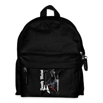 Musique heavy metal black metal deaht metal crâne - Sac à dos Enfant - noir - Devant