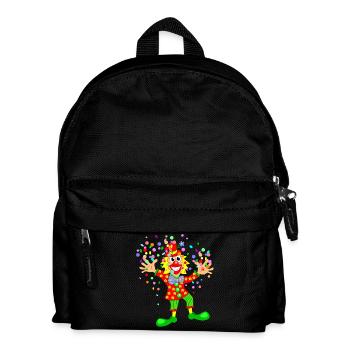 Carnival Clown - Kids' Backpack - black - Front