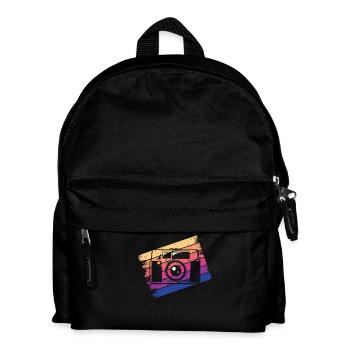 Camera Photographer Photography - Kids' Backpack - black - Front