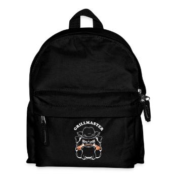 Grillades BBQ Boxer Dog Grill Master - Sac à dos Enfant - noir - Devant