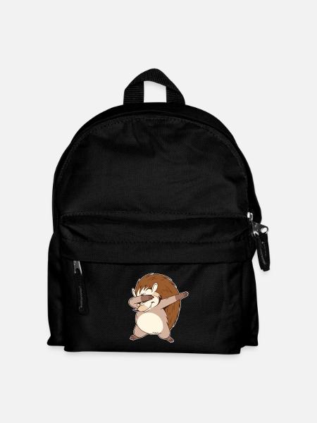 Humour drôle d’animaux sur le hérisson - Sac à dos Enfant - noir