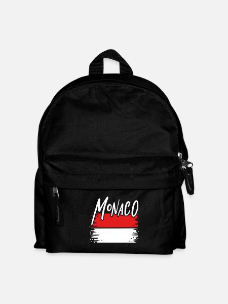 Principauté de Monaco - Sac à dos Enfant - noir
