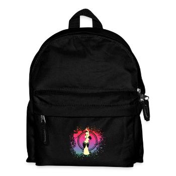 Bauchtanz Design - Kinder Rucksack - Schwarz - Vorne