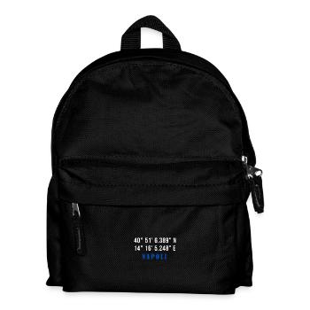 Maillot coordonné Naples - Sac à dos Enfant - noir - Devant