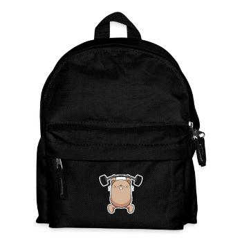 Kraft Bär Athlet - Kinder Rucksack - Schwarz - Vorne
