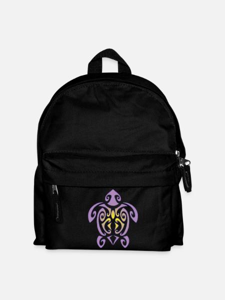 Tortue de Polynésie - Sac à dos Enfant - noir
