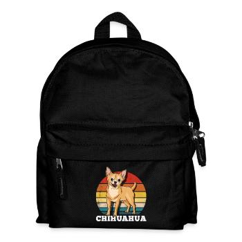 Chihuahua - Sac à dos Enfant - noir - Devant