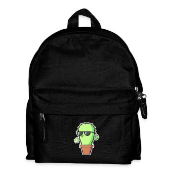 Cool cactus - Kids' Backpack - black - Front