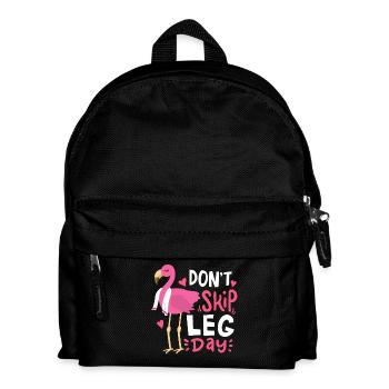 Legday Fitness Bodybuilding Leg Workout - Kids' Backpack - black - Front
