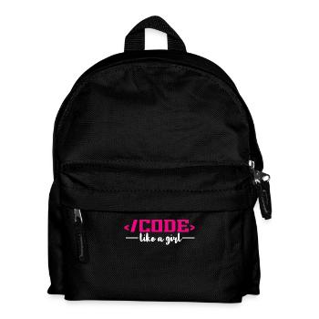 Codierung Programmierung Informatik - Kinder Rucksack - Schwarz - Vorne