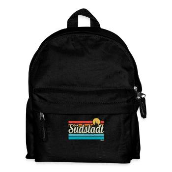 Köln Südstadt Veedel Viertel Retro Vintage Surfer - Kinder Rucksack - Schwarz - Vorne