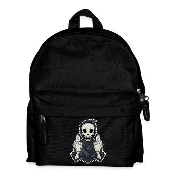 Grim Reaper montre les deux doigts du milieu - Sac à dos Enfant - noir - Devant