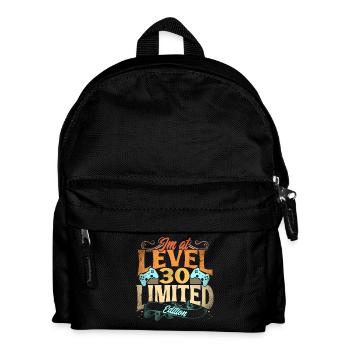 Im At Level 30 Limited Edition - Kids' Backpack - black - Front