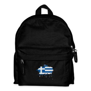 Athènes Skyline Grèce Drapeau drapeau Acropole - Sac à dos Enfant - noir - Devant