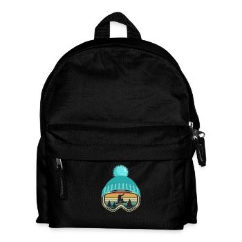 Snowboard Snowboard Snowboarder cadeau - Sac à dos Enfant - noir - Devant
