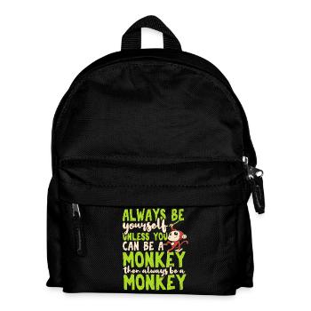 Singe - Sac à dos Enfant - noir - Devant